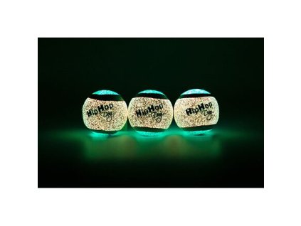Packaging-neon glow-in-the-dark tennis. whistle ball 5 cm (3 pcs/pack) HIPHOP DOG