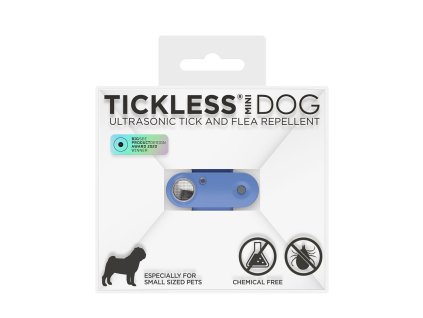 TICKLESS Mini dog Nabijeci ultrazvukovy odpuzovac klistat a blech Greek blue 0803202411080521198