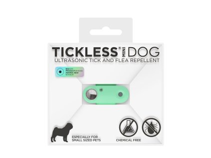 TICKLESS Mini dog Nabijeci ultrazvukovy odpuzovac klistat a blech Mentha green 0803202411544250128