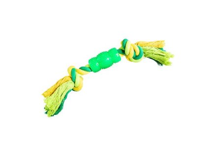 Knot with protector HipHop cotton 2 wicks 30 cm / 130 g lime green
