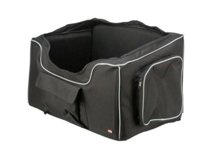 Autositz 56 x 37 x 36 cm, schwarz/grau
