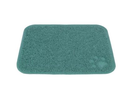Matte vor der Katzentoilette 37 x 45 cm, PVC, salbei