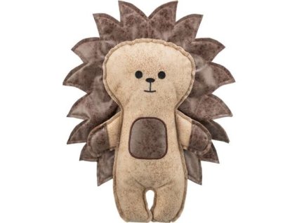 Hedgehog 33 cm, fabric toy without sound, brown