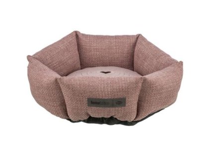 Giường nhung tròn VIVIANA, ø 50 cm, màu hồng cổ điển