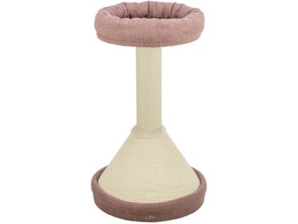 Kratzbaum VIVIANA 80 cm, konische Basis, Bett, altrosa