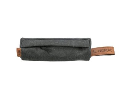 BE NORDIC Schnuller, Leckerli-Etui, ø 6 × 20 cm, Canvas, schwarz