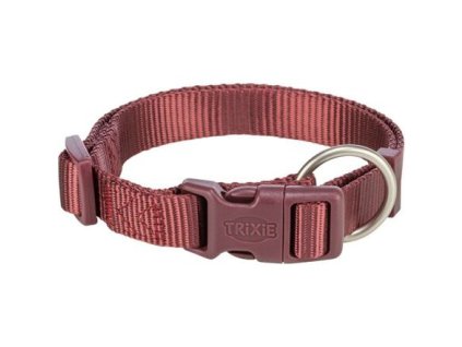 Nylonový obojek PREMIUM, sangria (Provedení S:25-40cm/15mm)