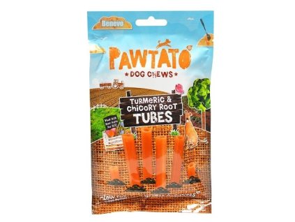 Odmena pro psy Benevo Pawtato Tubes Turmeric amp Chicory Root 90 g 2606202418300669755