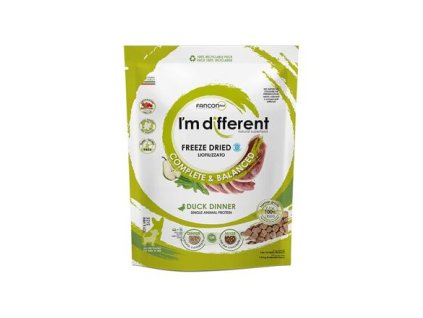 I'M KHÁC NHAU Vịt TỐI, thực phẩm sống đông khô với thịt vịt, 397 g
