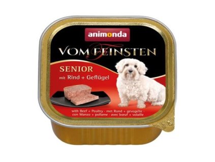 ANIMONDA paštéta SENIOR - hovädzie, kura pre psov 150g
