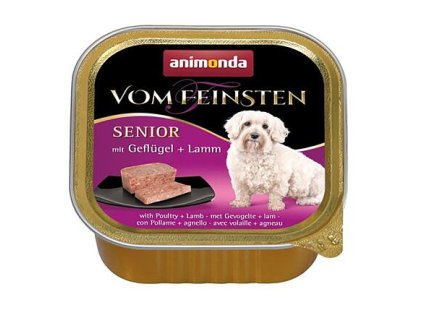 ANIMONDA pate SENIOR - poultry, lamb for dogs 150g