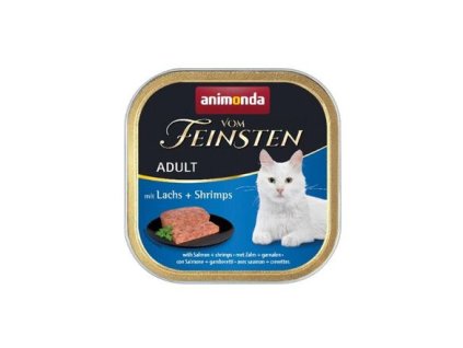 ANIMONDA pate ADULT - salmon, shrimp for cats 100g