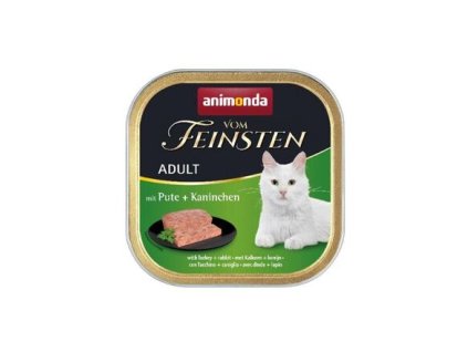 ANIMONDA pate ADULT - turkey, rabbit for cats 100g