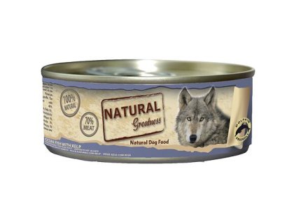 Cá biển Natural Greatness đóng hộp cho chó 156 g