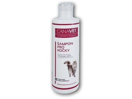 Dầu gội CANAVET dành cho mèo có phụ gia chống hơi nước Canabis CC 250ml