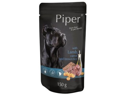 PIPER with lamb, carrots and rice, pouch for dogs 150 g