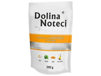 DOLINA NOTECI PREMIUM duck with pumpkin pouch for dogs 500 g