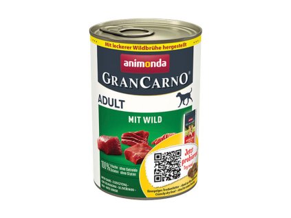 GRANCARNO Adult - so zverinou 400 g