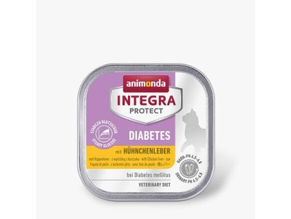 INTEGRA PROTECT Bệnh tiểu đường người lớn kèm gan gà cho mèo 100 g