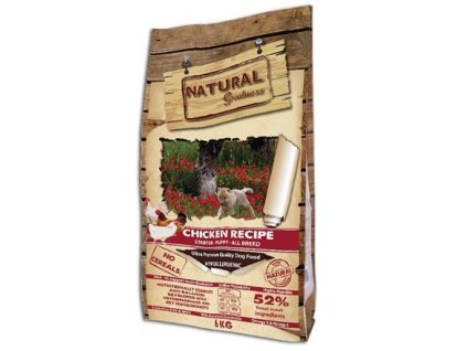 Natural Greatness Chicken Recipe Starter Puppy /kuře (Provedení 15 kg)