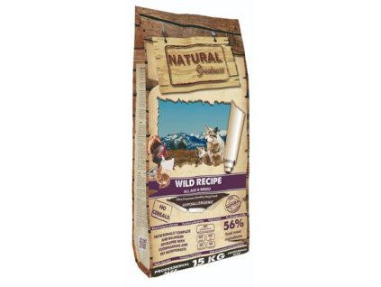Natural Greatness Wild Recipe All B./kachna,krůta,kuře (Provedení 15 kg)