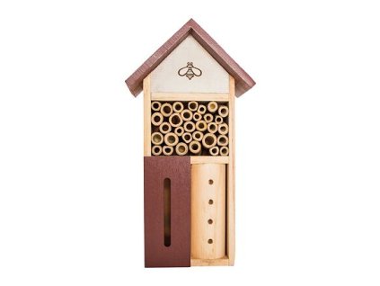 PetBuddy bee house, insect hotel, 13 x 8.5 x 26 cm, pine wood