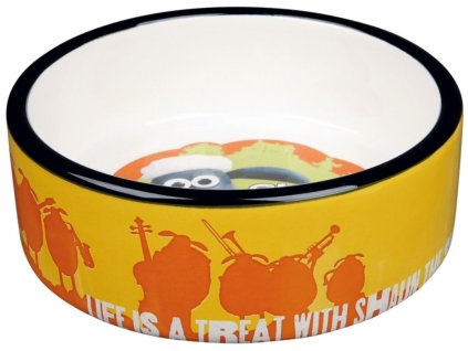 Shaun the sheep ceramic bowl 0.8 l/16 cm, orange