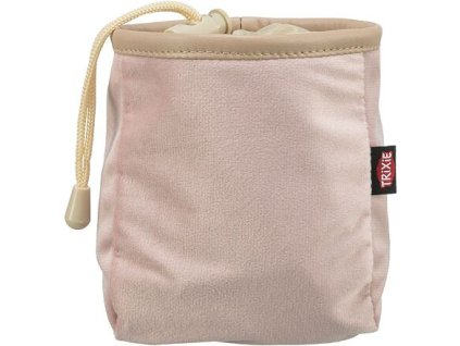 Snack bag, semišový sáček na pamlsky, ø 9 × 14 cm