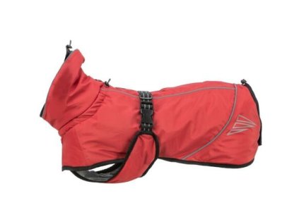 EXPLORE zimní termo-bunda pro psy, červená (Provedení L: 62cm, hruď: 64-98cm, krk: až k 70cm)