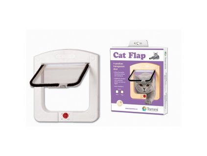 Cats Flap - kočičí dvířka, bílá