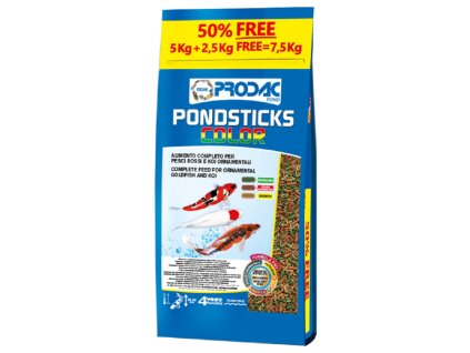 Prodac Pondsticks Color 5kg + 50% free