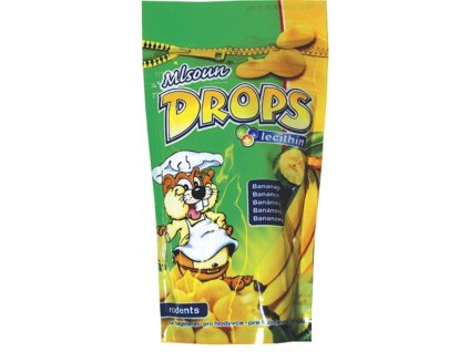 Mlsoun Drops banánový, 75g