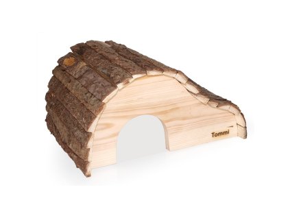 Tommi - domek pro hlodavce s kůrou
