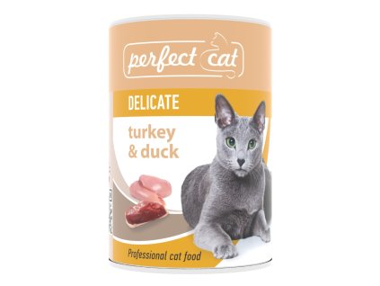 Perfect Cat Turkey & Duck (DELICATE) 400g