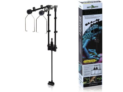 ReptiZoo Stojan na 2 lampy LH001D