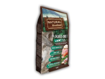 Natural Woodland 4 TASTES Diet (Provedení 10 kg)