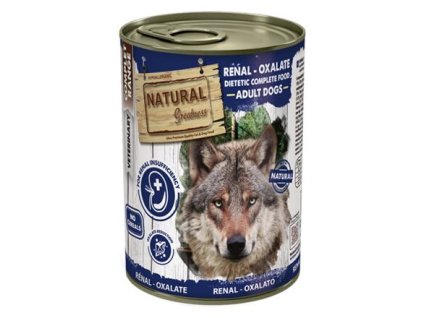 Natural Greatness RENAL OXALATE, veterinární dieta, konzerva pro psy 400g
