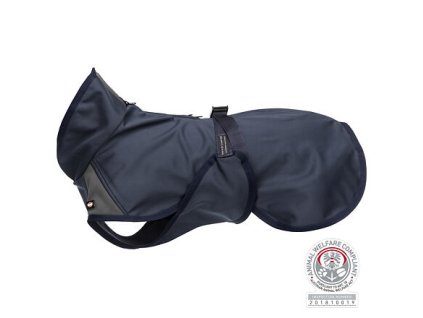 Výprodej - Softshellová bunda ASTON, tmavomodrá/šedá - XS:30cm, hruď:26-44cm, krk:28cm