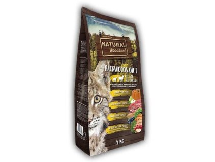 Natural Woodland Backwoods Diet Cat & Kitten /vepřové/ (Provedení 5 kg)