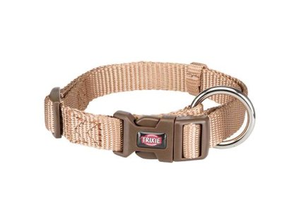 Výprodej - Obojek PREMIUM - karamel - vel. M-L: 35-55 cm / 20 mm