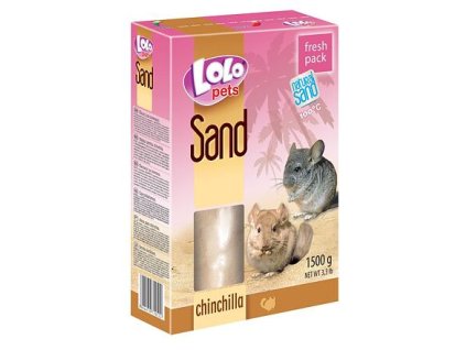 Výprodej - LOLO písek pro činčily v krabičce 1500 g