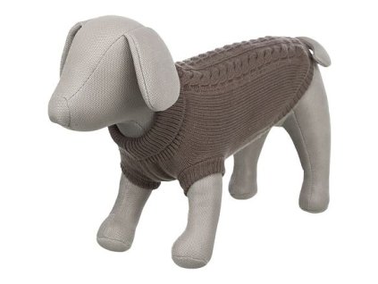Výprodej - Svetr KENTON hnědošedá L:60cm, hruď:58cm, krk:42cm