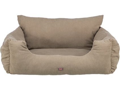 Sedačka / pelech do auta Double, 80 x 60 x 35 cm, šedobéžová