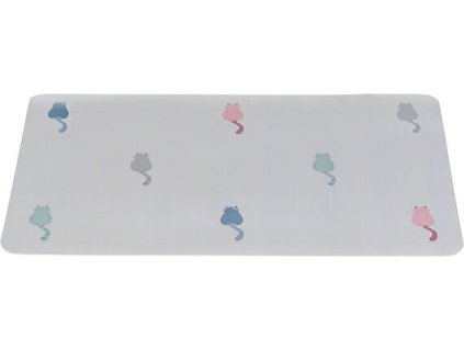 Prostírání pod misky Lilly, 44 x 28 cm, šedá