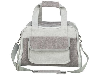 Transportní taška LIBBY, 25 x 27 x 42 cm, do 7 kg, šedá