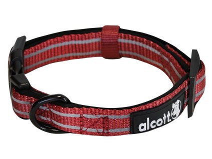 Alcott Reflective collar for dogs Adventure red size L