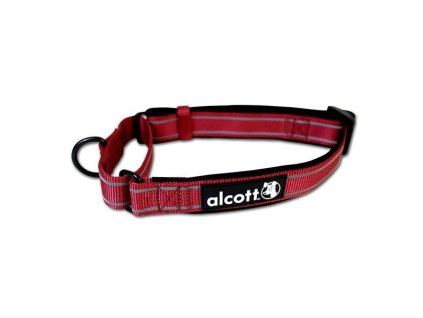 Vòng cổ phản quang Alcott cho chó Martingale đỏ size L