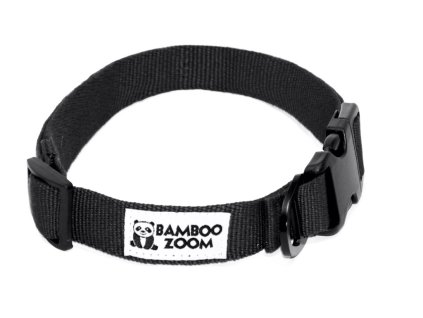 Bamboo Zoom Collar for dogs black L