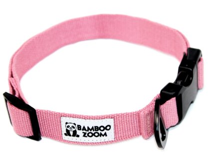 Bamboo Zoom Obojek pro psy ruzovy L 2610202011223190574