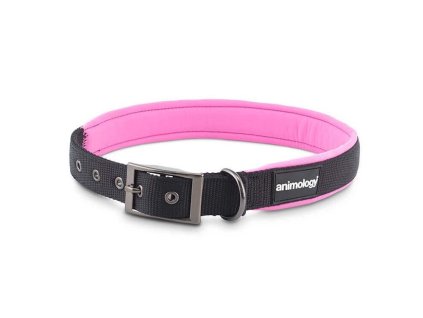 Animology Nylonhalsband für Hunde rosa S